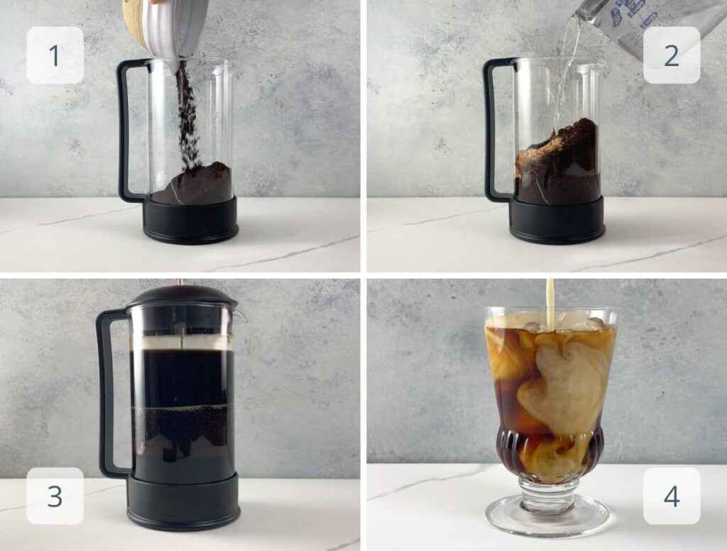 Step-By-Step Recipe of Cold Brew French Press Coffee