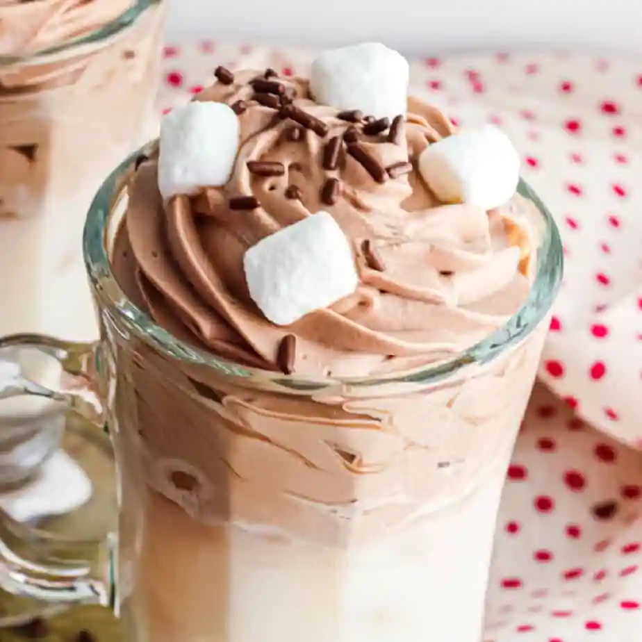 Add Toppings to the Coffee and Hot Chocolate Drink