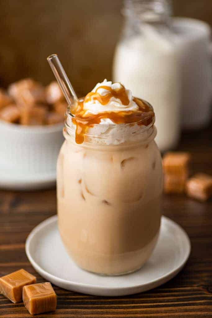 Step By Step Recipe for the Creamy Iced Caramel Coffee Delight