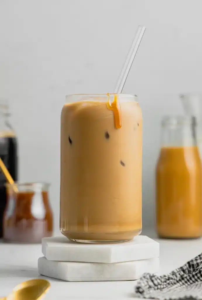 Time for Caramel Syrup in Caramel Iced Coffee