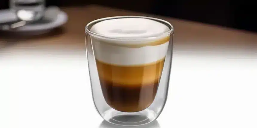 cup of espresso macchiato