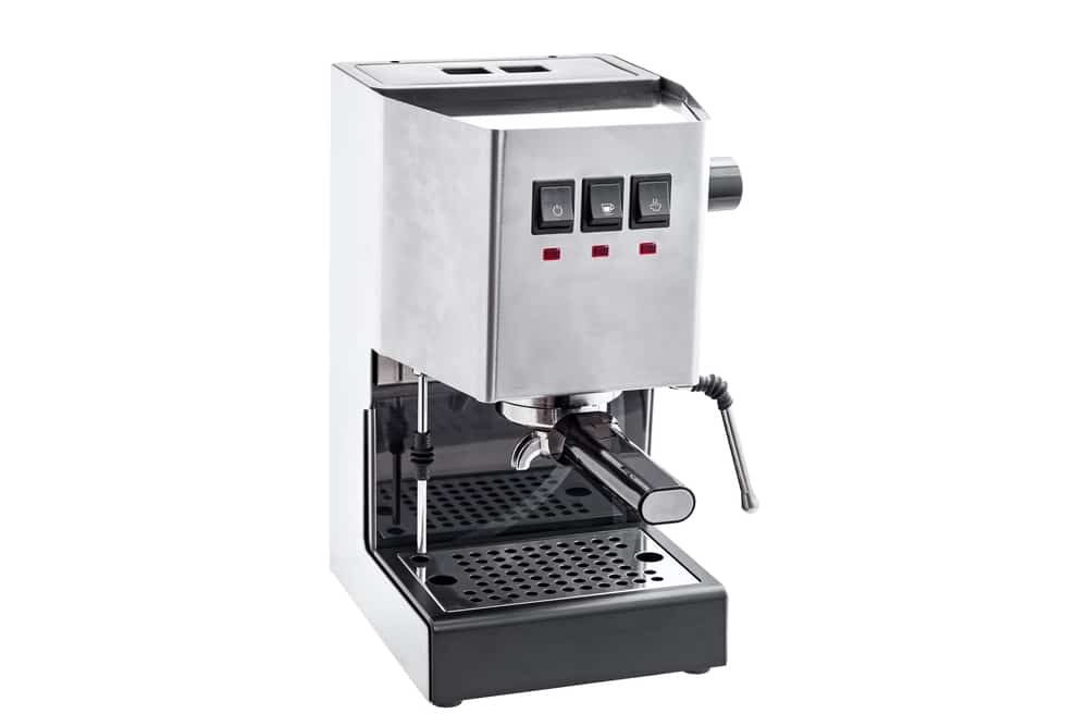 Classic Stainless Steel Carob Coffee Machine With Holder And Portafilter