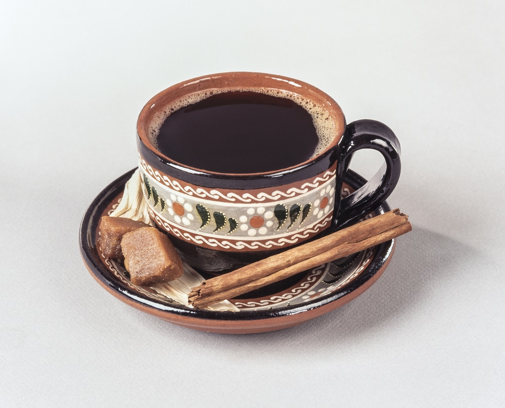 Mexican Coffee In Clay Cup 