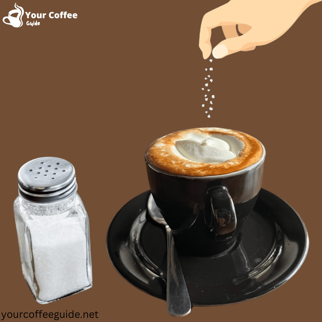 salt in coffee