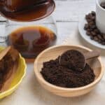 Grounds Of Coffee Beans an Image Of Reusing The Grounds Of